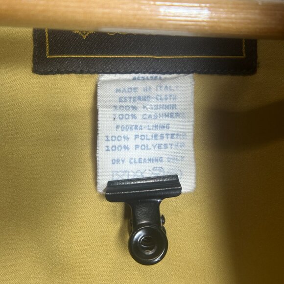 EUC Loro Piana Black Jacket w/ Gold Lining Size 46 - Picture 13 of 16